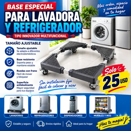 Base para lavadora/refrigerador — imagen 2