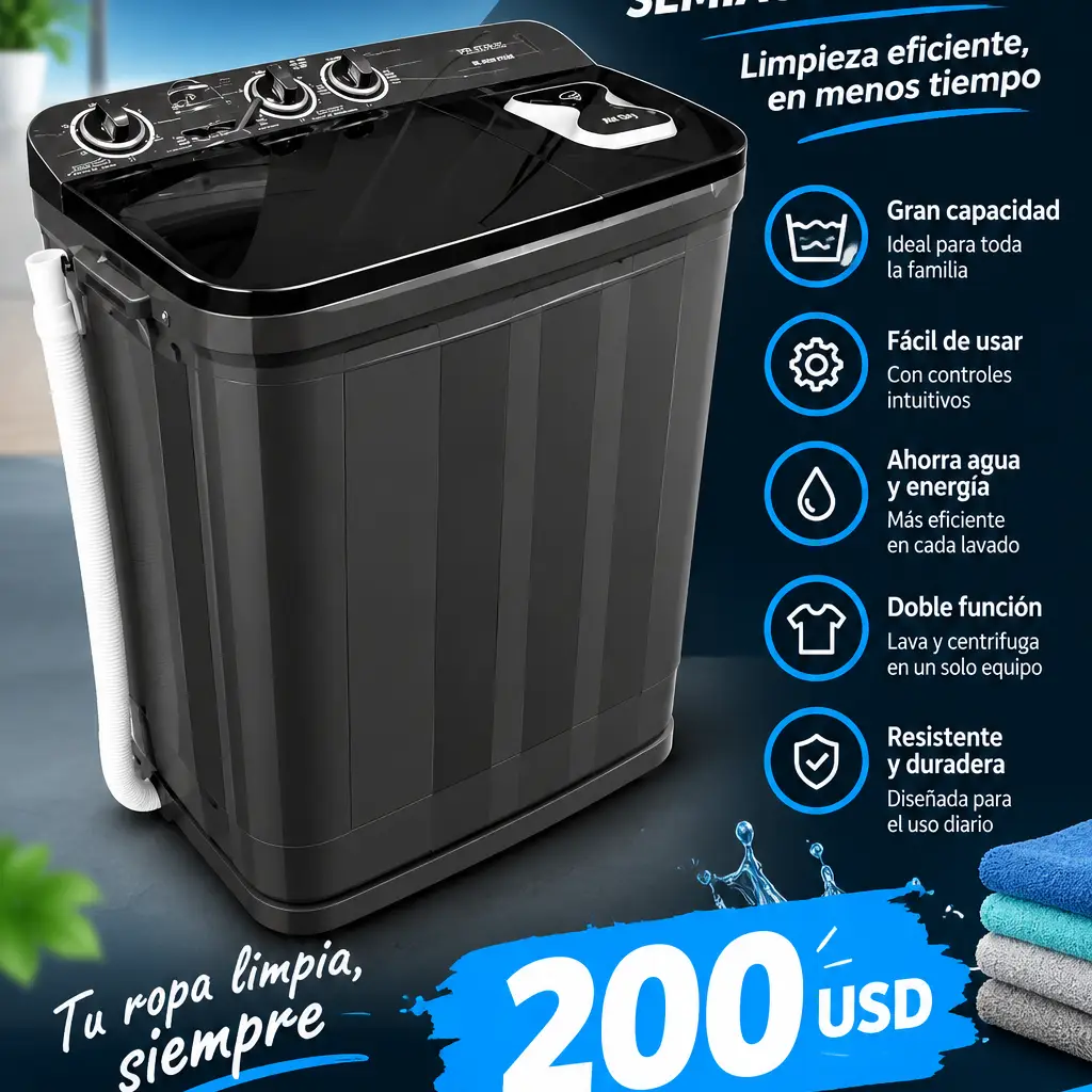 Lavadora Semiautomática — imagen 2
