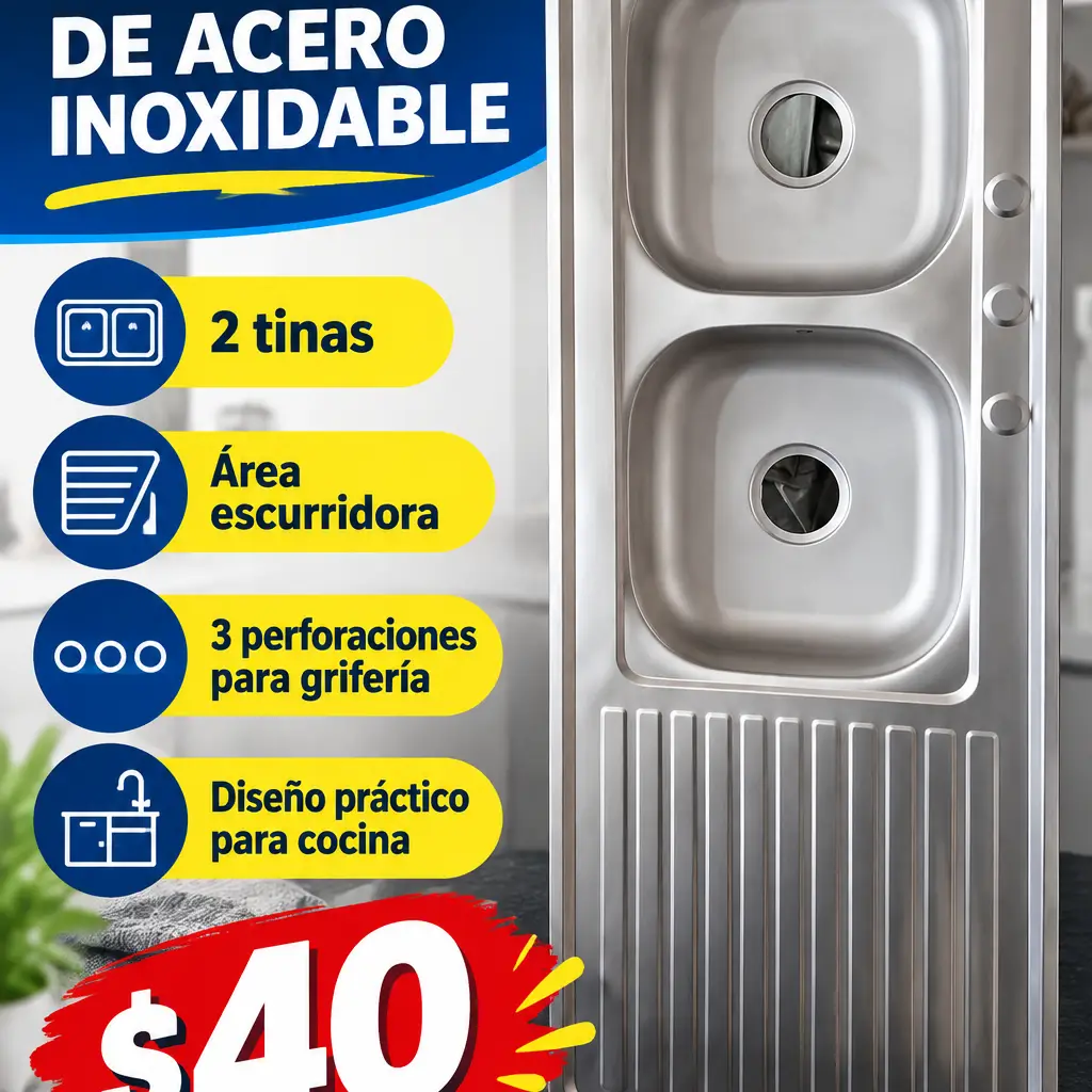 Fregadero Doble — imagen 2
