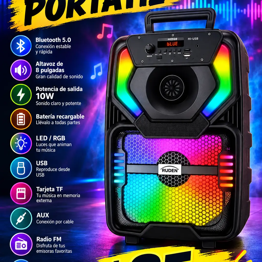 🔊 Altavoz portátil — imagen 2