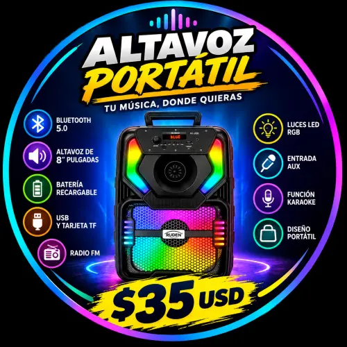 🔊 Altavoz portátil — imagen 1