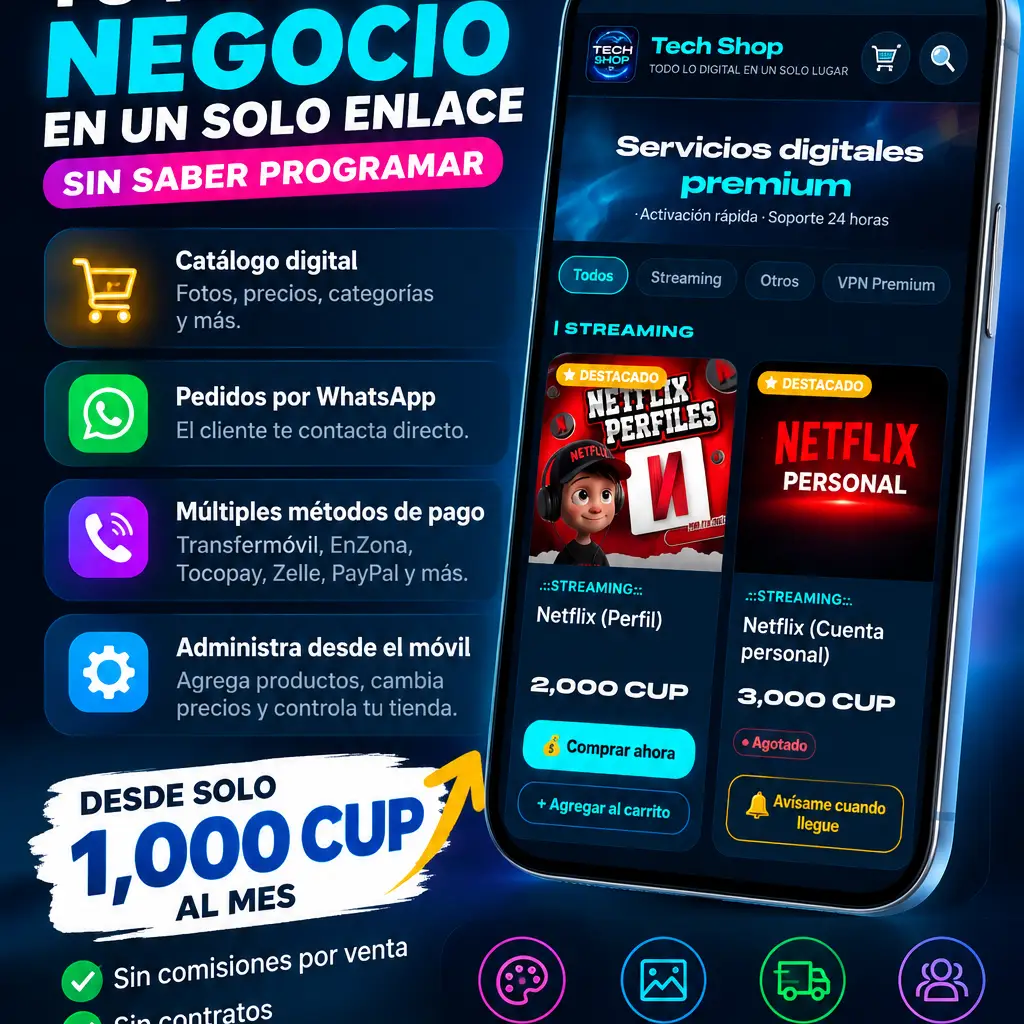 🚀 Crea tu Tienda Online — imagen 2