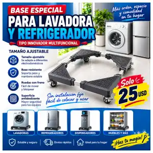 Base para lavadora/refrigerador miniatura 2