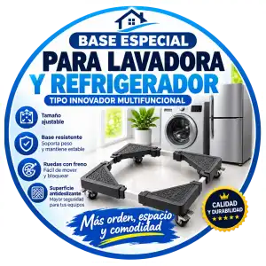 Base para lavadora/refrigerador miniatura 1