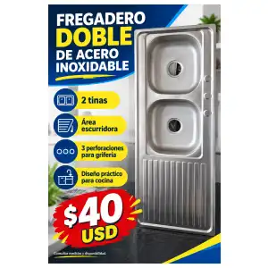 Fregadero Doble miniatura 2