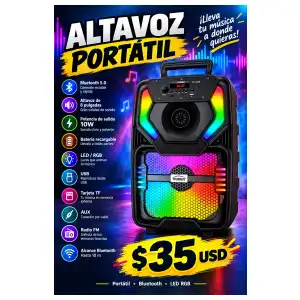 🔊 Altavoz portátil miniatura 2