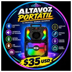 🔊 Altavoz portátil miniatura 1